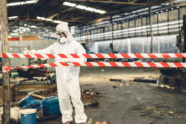 Professional Biohazard Cleanup technician working in Whitesburg, KY